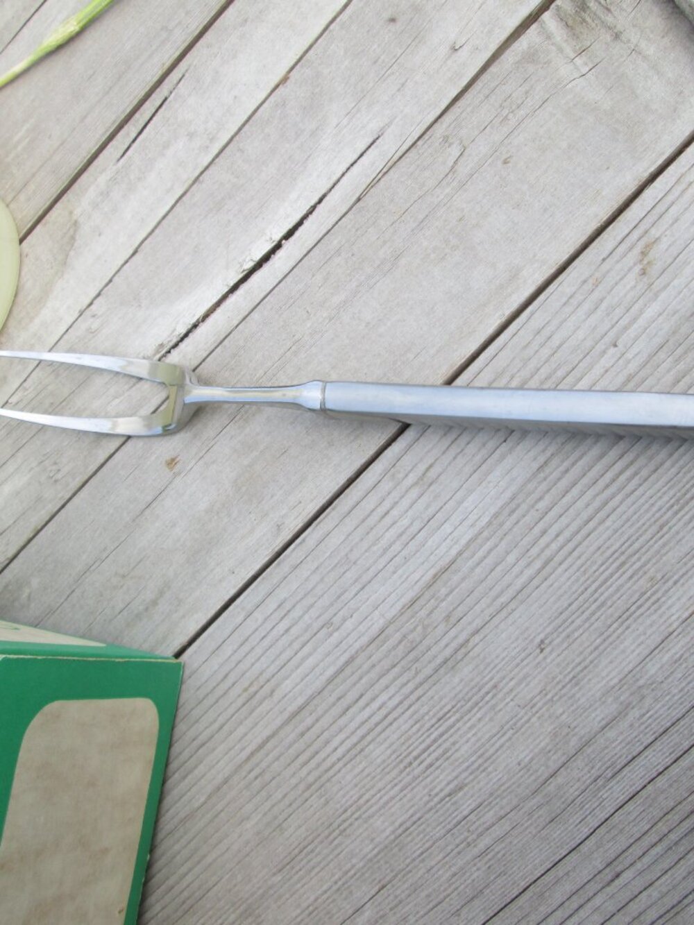 Ecko Japan MCM stainless ornate 11 in meat fork